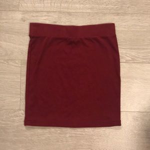 Red Pencil Skirt